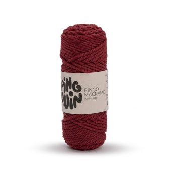 Pelote Pingo macramé acajou Pingouin