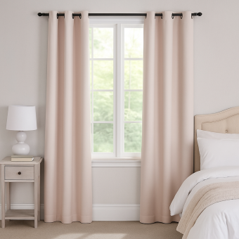 Rideau obscurcissant Nighty ivoire 138x260 cm