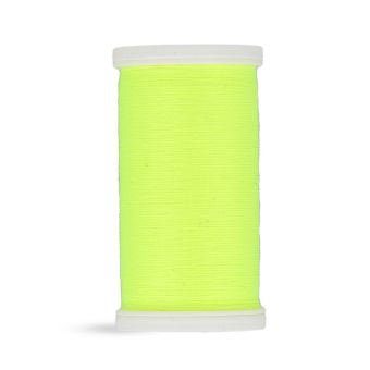 Bobine fil 100 m 100% polyester   fluo jaune