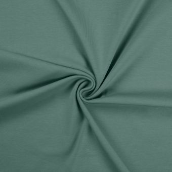 Maille jersey coton unie Jerry bleu gris