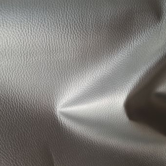 Tissu simili cuir Karia argent