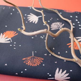 Tissu viscose Palmetto night - Atelier Brunette