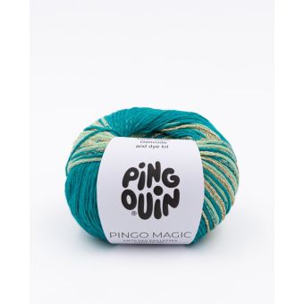 Pelote de fil à tricoter Magic vert doré - Pingouin