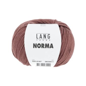 Pelote de coton à tricoter Norma - Lang Yarns