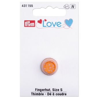 Dé à coudre Prym Love S - Orange