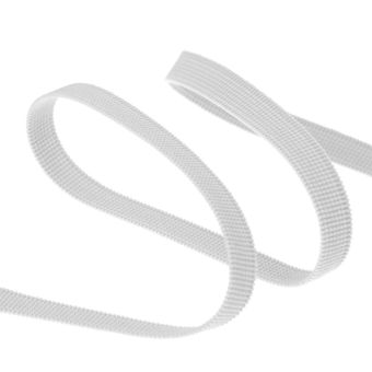 Bracelet élastique 7mm blanc