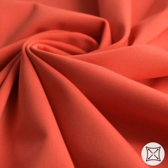 Tissu maillot de bain uni corail