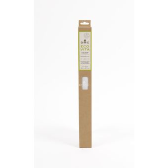 Toile Eco Vita 100% Chanvre Broderie et Punch Needle 38x45 cm Rose clair