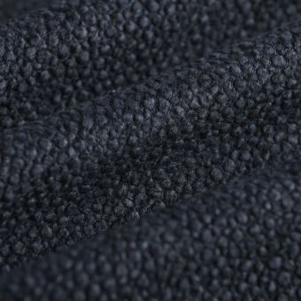 Tissu velours relief Seattle bleu
