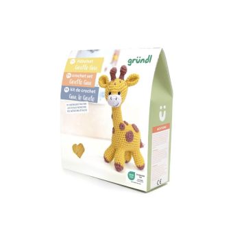 Kit crochet Gina la Girafe Gründl – Amigurumi coton facile à réaliser