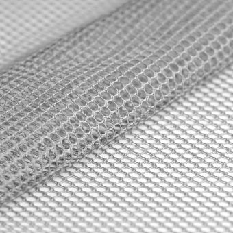 Tissu filet mesh gris clair
