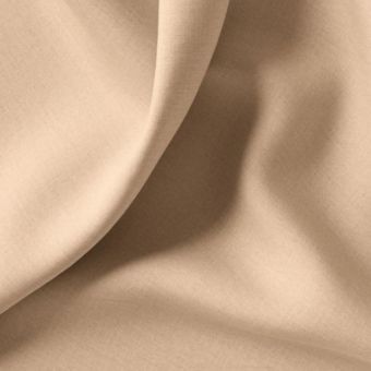 Tissu coton uni Cristina beige lin