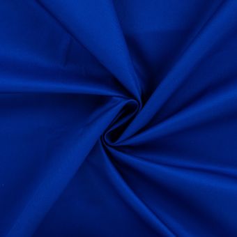 Tissu twill workwear uni bleu vif