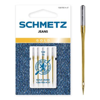 Aiguilles machine Schmetz universelles jeans 110 - blister de 5