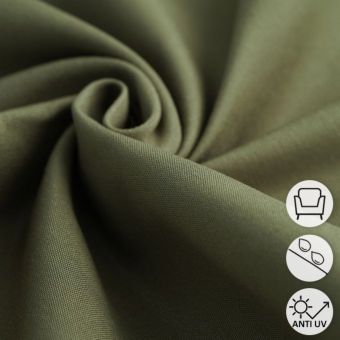 Tissu toile transat Playa vert kaki