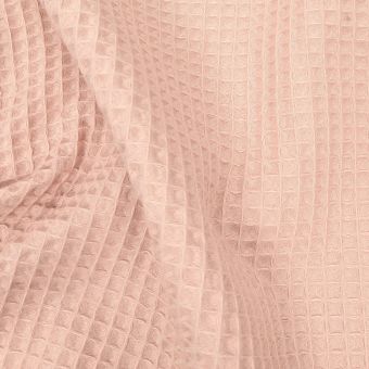 Tissu nid d'abeille collection RUCHE Rose