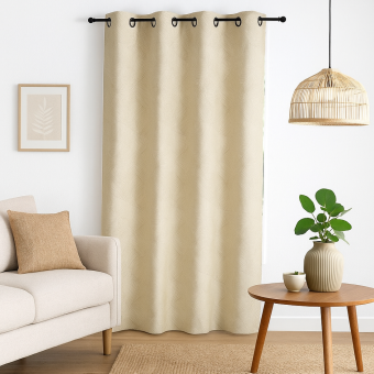 Rideau Franey écru 140x240cm