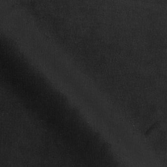 Tissu velours milleraies Mila noir