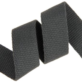 Sangle coton renforcée gris foncé 30mm
