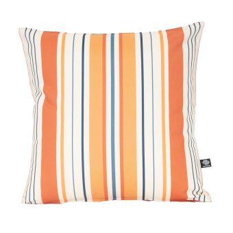 Coussin extérieur rayé