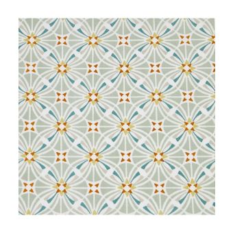 Tissu coton Fleur Capucine vendu par 50 cm