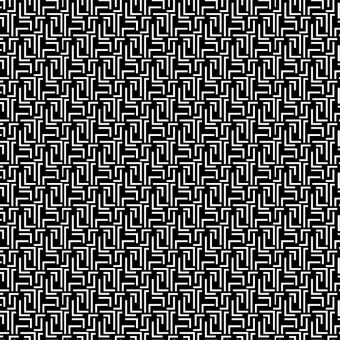 Maille milano géométrique noire