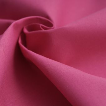 Tissu Cristina cretonne fuchsia