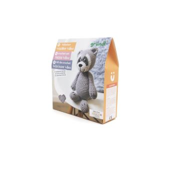 Kit Crochet Gründl Wilma Raton Laveur – Tout pour créer une peluche adorable