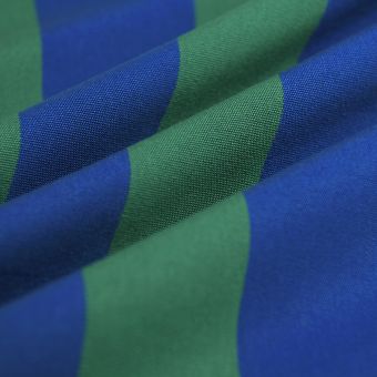Tissu bâche plein air dralon Baya bleu vert 