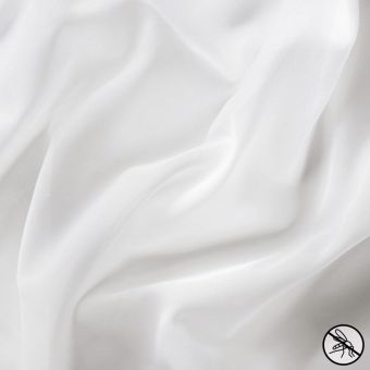 Tissu voilage traitement "Stop Moustiques" tissage dense largeur 300 cm