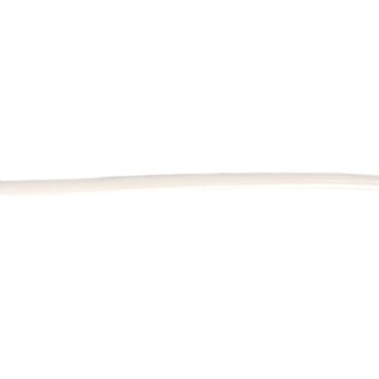 Lacette simili cuir 3mm blanc au mètre