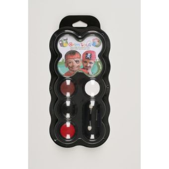 Grim'Tout - Palette Maquillage enfant 4 couleurs Pirate