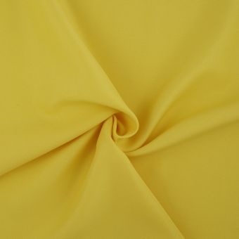 Tissu polyester Burlington grande largeur jaune