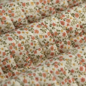 Tissu matelassé double gaze Sulya multicolore