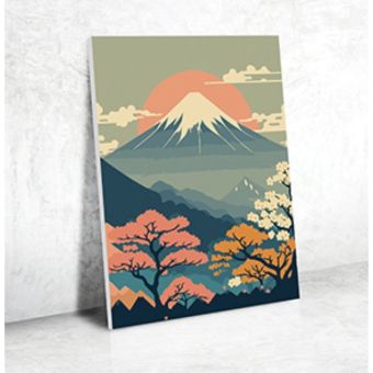 Graine Créative - Peinture au Numéro 30x40cm Mont Fuji