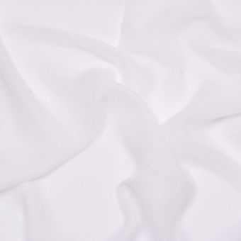 Tissu voilage Kaolin blanc plombé 300cm - Origine France