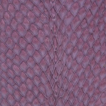 Cuir de Saumon SQUAMA Brut Aubergine  large