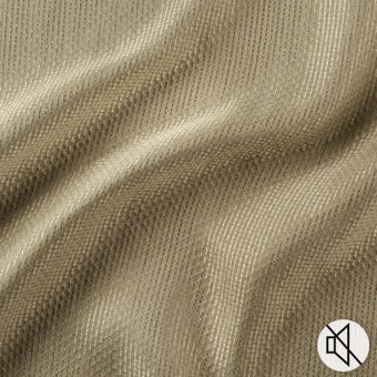 Tissu chanvre isolation phonique grande largeur beige