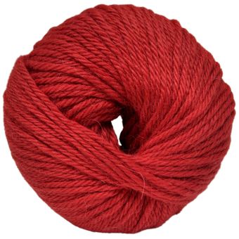 Pelote de laine Rouge - 100% Baby Alpaga - Gros fil - 50 gr.