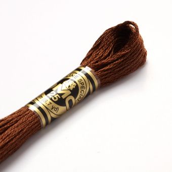 Fil mouliné à broder - Tons marrons - COL 801