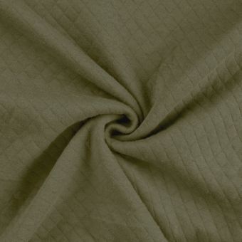 Maille jersey matelassée unie