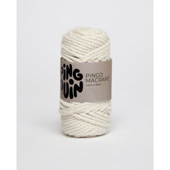 Pelote de fil à tricoter Macramé écru - Pingouin