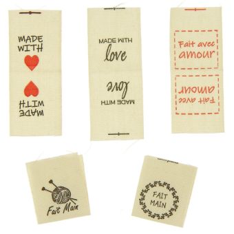 Étiquettes fantaisie love