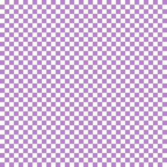 Tissu Impermeable Damier 65 Lilas, coupon 1m x laize (155cm)