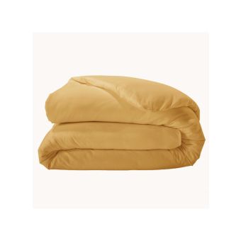 Housse de couette unie en percale de coton