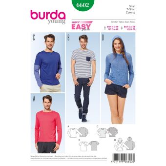 Patron tee-shirt - Burda n°6602