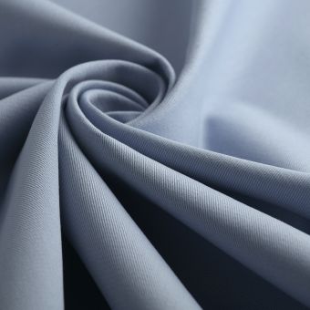 Tissu sergé de coton Serena bleu doux