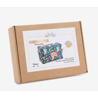 Kit couture DIY -  trousse Liberty multico