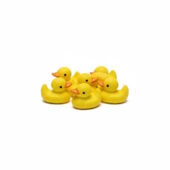 Sachet boutons fantaisie canards jaunes