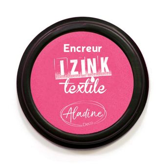 Encreur textile izink framboise dalhia